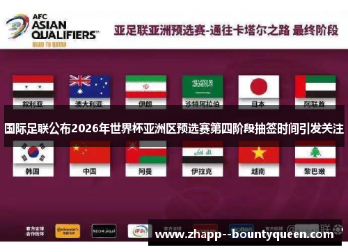 国际足联公布2026年世界杯亚洲区预选赛第四阶段抽签时间引发关注